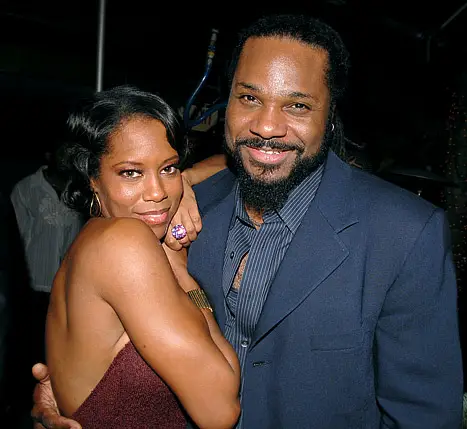 Regina King with her boyfriend MalcolmÃƒâ€šÃ‚Â Warner