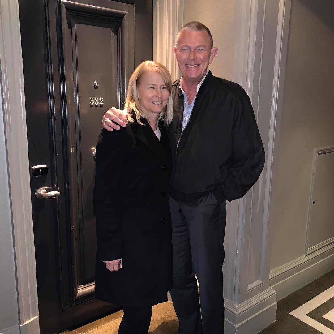Richard Carpenter with his wife, Mary Carpenter on March 28, 2018.Â 