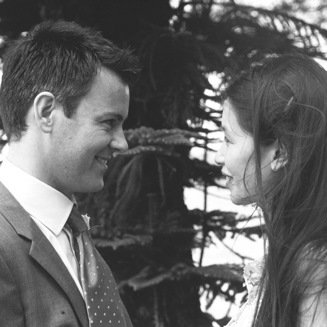 Rupert Graves and his wife 