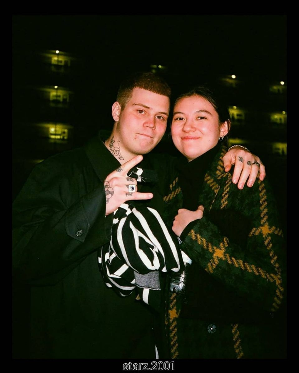 Yung Lean and his girlfriend, Frida Anderson 