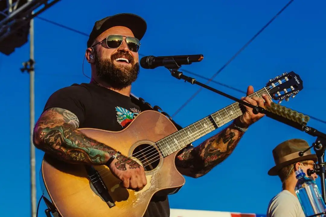 Zac Brownâ€™s tattoos on display