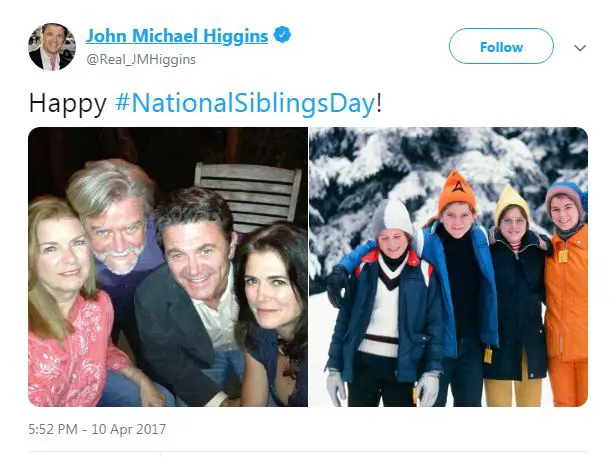 John Michael Higgins family