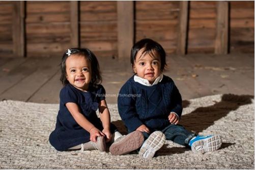 Manu Raju's twins Sonya and Sanjay