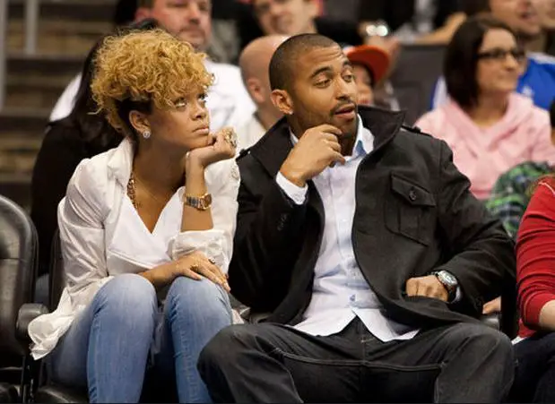 Matt Kemp with his former girlfriend, Rihanna