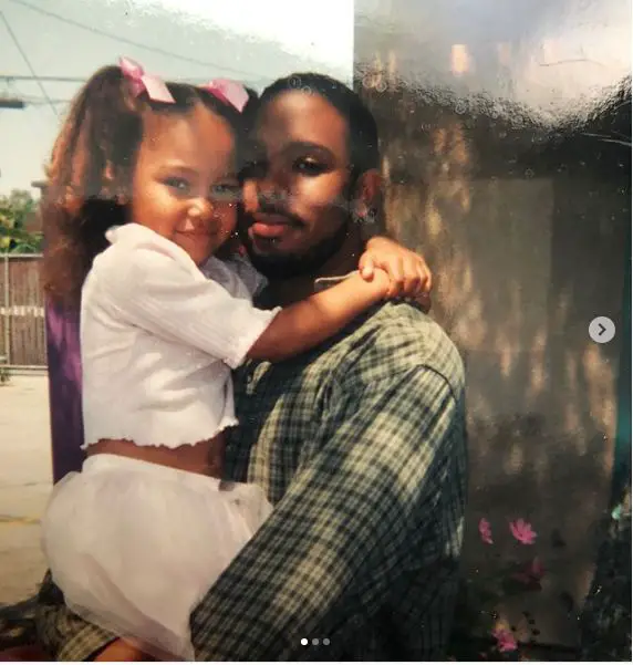 Parker McKenna with her father