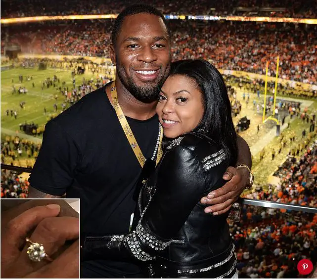 Taraji P. Henson with her fiance Kevin Hayden